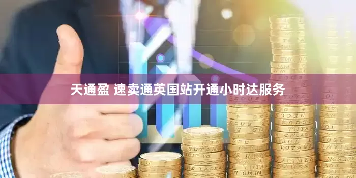 天通盈 速卖通英国站开通小时达服务